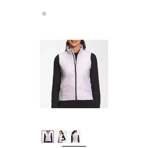 The North Face Vest Womens XL Winter Warn Insulated Lightweight Lavender Fog New - Picture 5 of 9